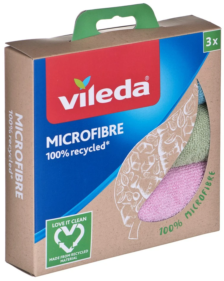 Mikropluošto šluostė VILEDA Recykling 3vnt.