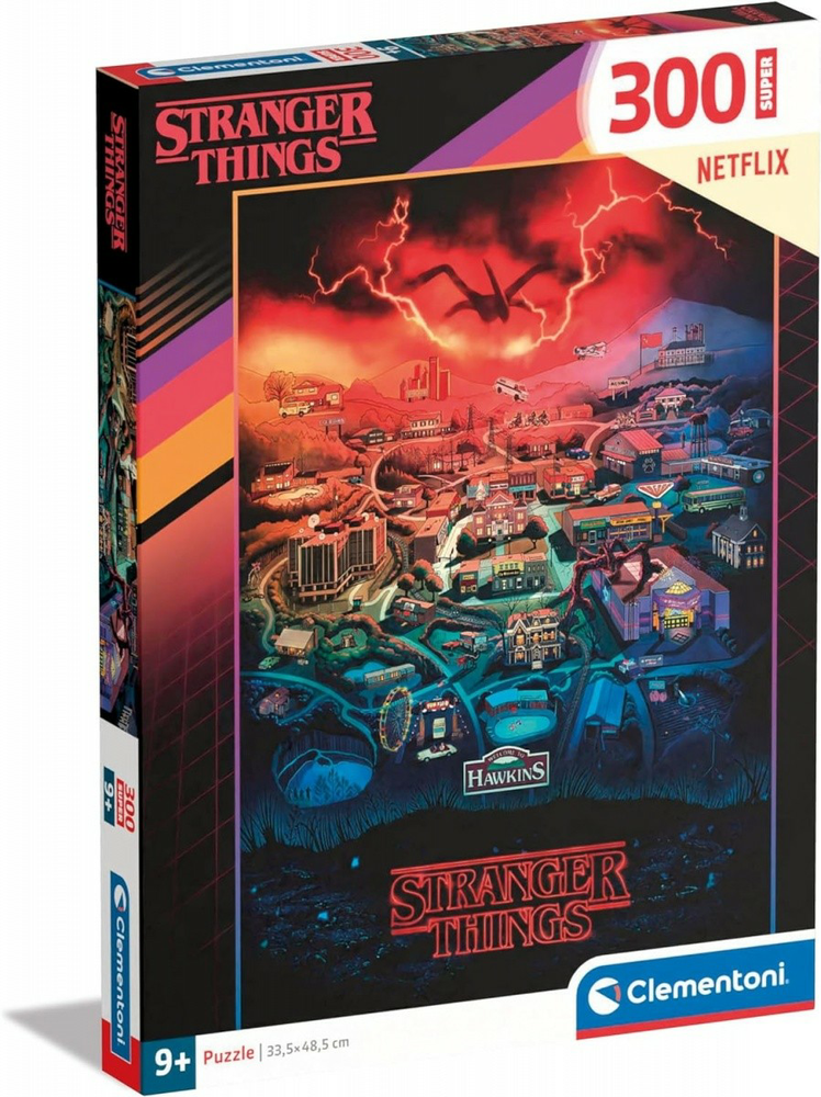 Clementoni Dėlionė 300 vnt. - Stranger Things aprašymas - Prekės nuotrauka