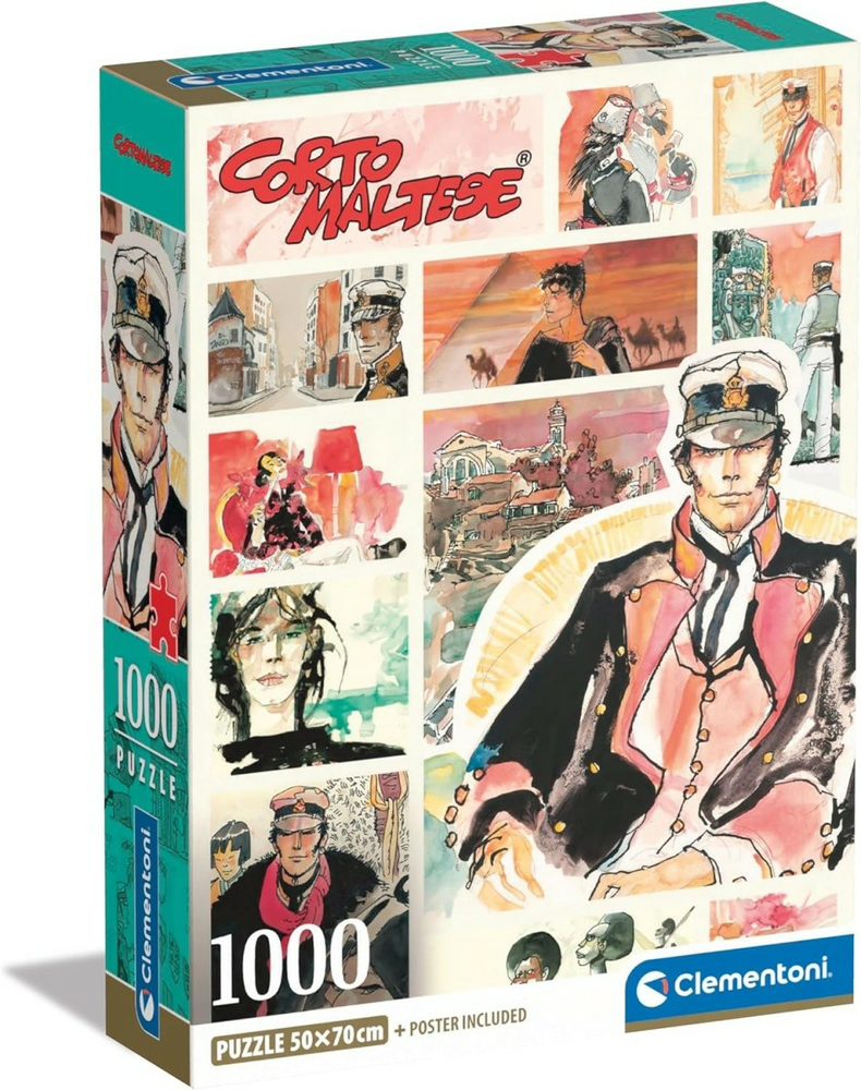 Clementoni Dėlionė 1000 vnt. - Corto Maltese aprašymas - Prekės nuotrauka