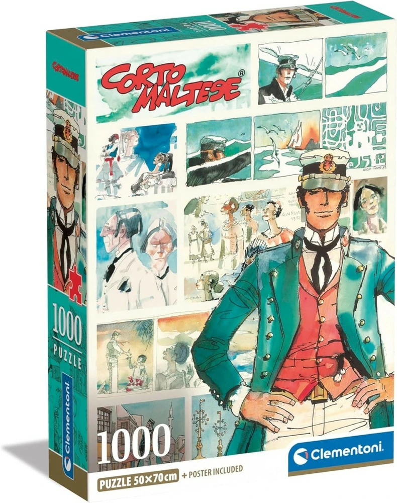 Clementoni Dėlionė 1000 vnt. - Corto Maltese aprašymas - Prekės nuotrauka