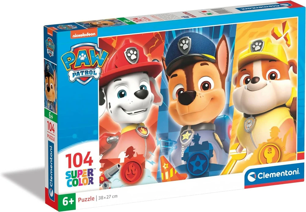 Clementoni Dėlionė 104 vnt. - Šunyčiai patruliai aprašymas - Prekės nuotrauka