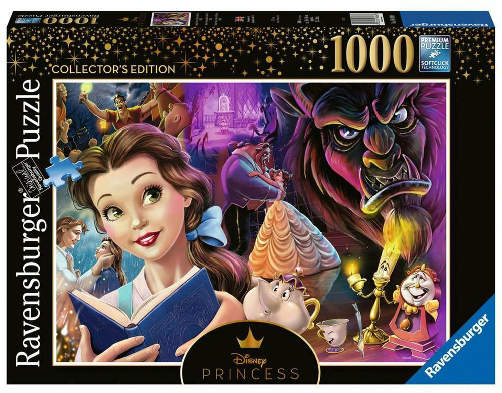 Ravensburger Dėlionė 1000 vnt. - Belle, Disney princesė aprašymas - Prekės nuotrauka