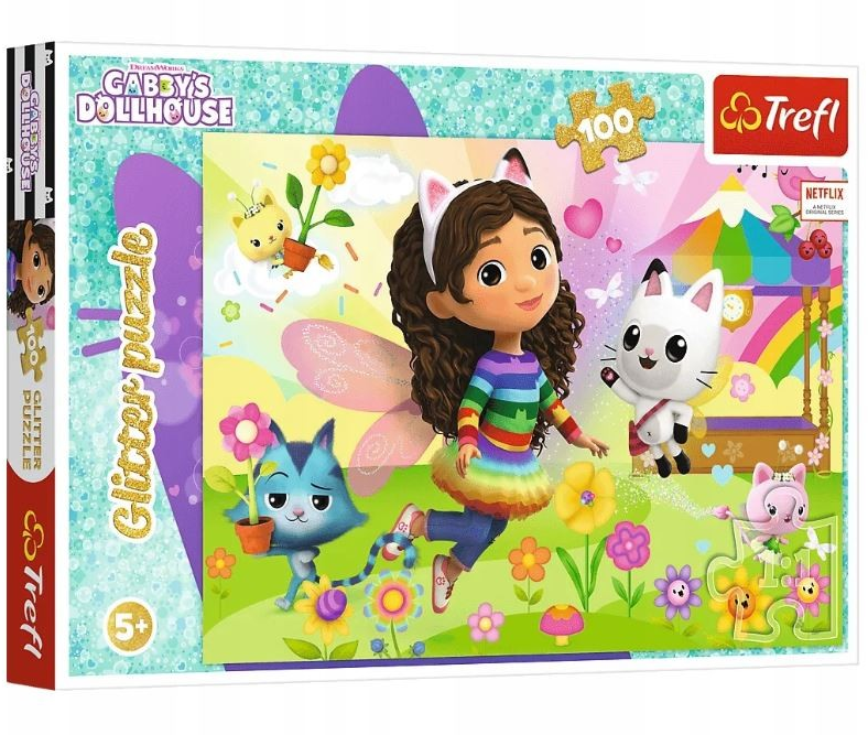 Trefl dėlionė 100 vnt. - Gabby's Dollhouse aprašymas - Prekės nuotrauka