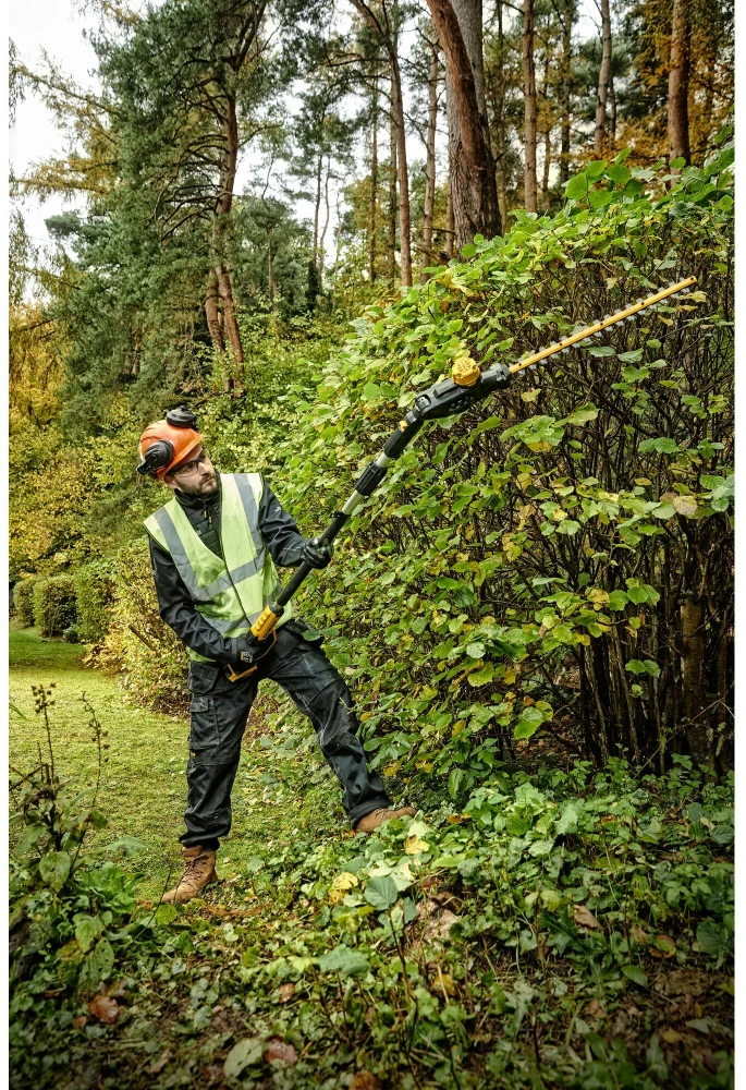 Akumuliatorinės gyvatvorių žirklės Dewalt DCMPH566N (be akumuliatoriaus ir kroviklio)