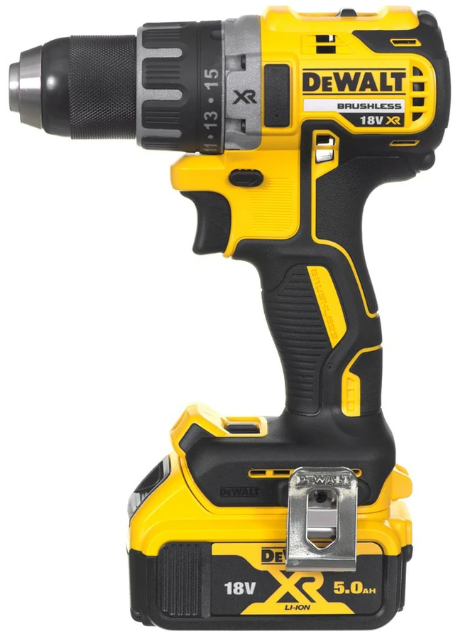 DeWALT akumuliatorinis suktuvas gręžtuvas DCD791P2, 18V, 70Nm, 2x5.0Ah