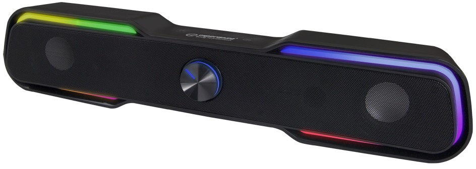 BARRA DE SONIDO BLUETOOTH Y USB PARA PC NOTEBOOK PARLANTE LUZ LED RGB SOUNDBAR L16 ONIKUMA PC Y NOTE