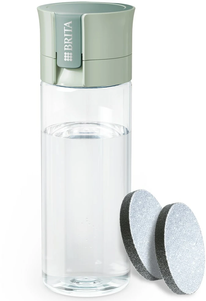 Gertuvė Brita Vital + 2 Brita MicroDisc vandens filtrai, žalios spalvos aprašymas - Prekės nuotrauka