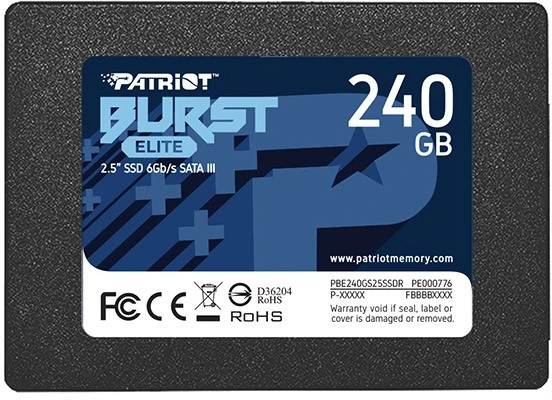Kietasis vidinis diskas SSD Patriot Burst Elite 240 GB 2.5