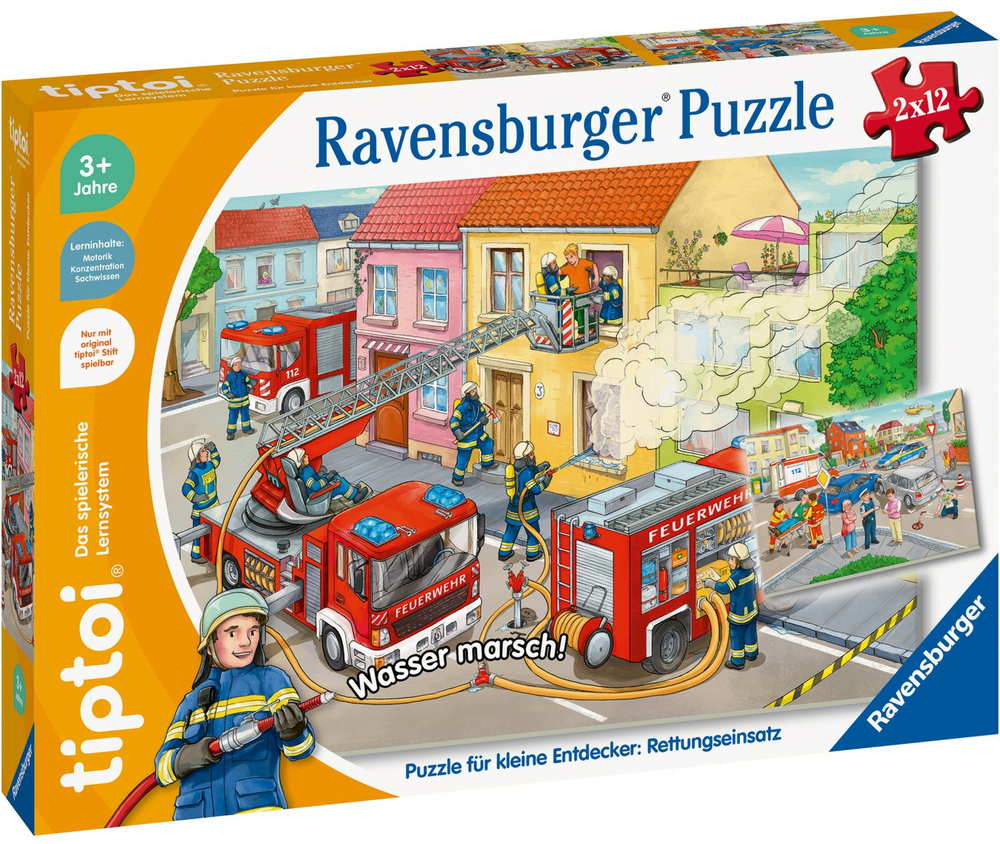 Ravensburger Dėlionė 2x12 vnt. - Gelbėjimo misija aprašymas - Prekės nuotrauka