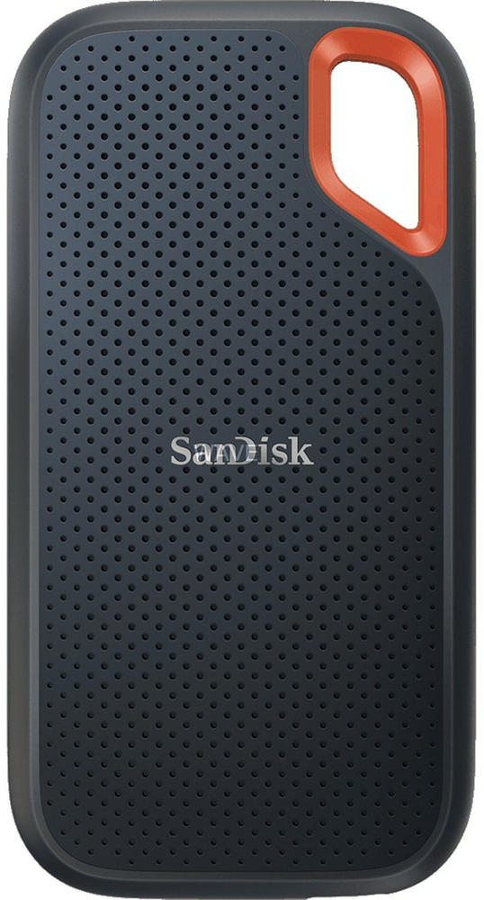 Išorinis kietasis diskas SanDisk Extreme Portable SSD 1TB, SDSSDE61-1T00-G25, Juodas aprašymas - Prekės nuotrauka