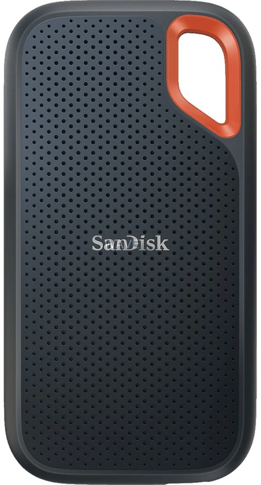 Išorinis kietasis diskas SanDisk Extreme Portable SSD 1TB, SDSSDE61-1T00-G25, Juodas aprašymas - Prekės nuotrauka