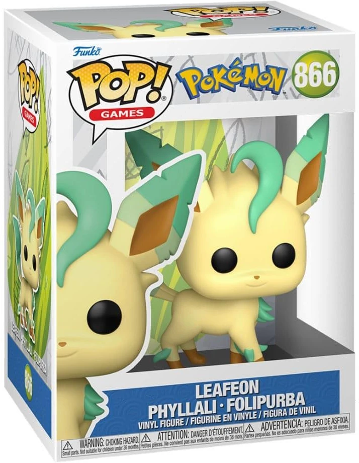 FUNKO POP! Vinilinė figūrėlė: Pokemonai - Leafeon, 9 cm aprašymas - Prekės nuotrauka