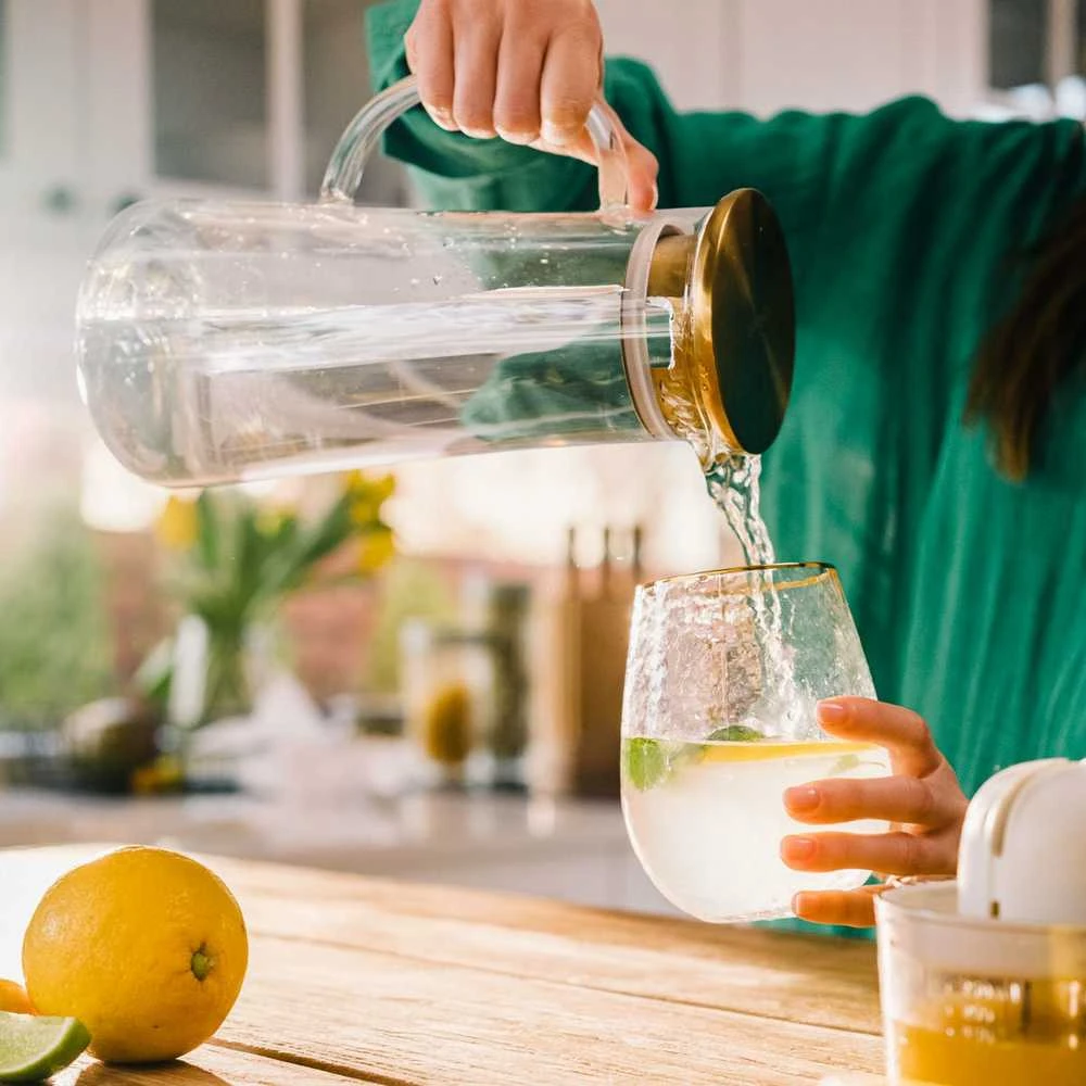 Glass jug Homla MINTA, 1,3 l