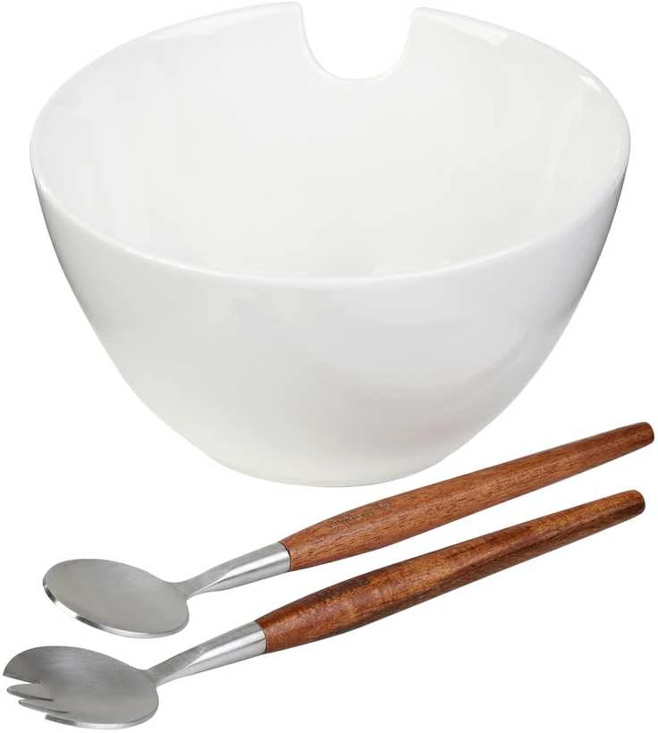 Salotų dubuo su indais Homla MOOKA, 24 cm