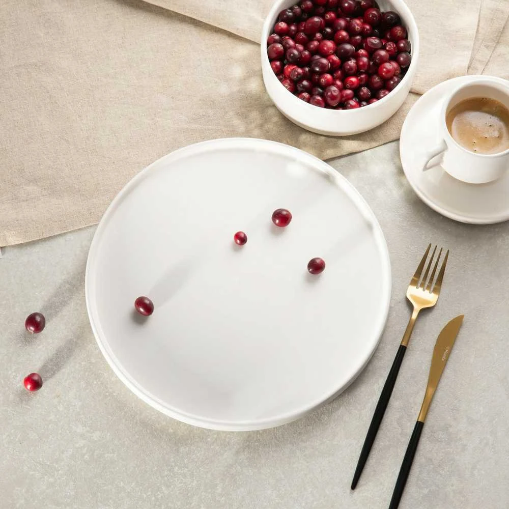 Plate Homla FAMELIO Baltas, 27 cm
