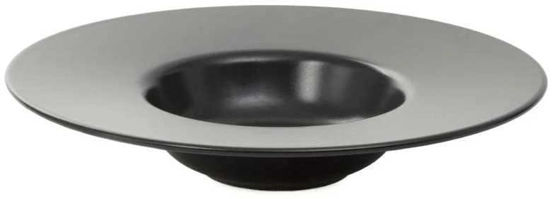 Plate Homla FAMELIO Juodas for pasta, 28 cm