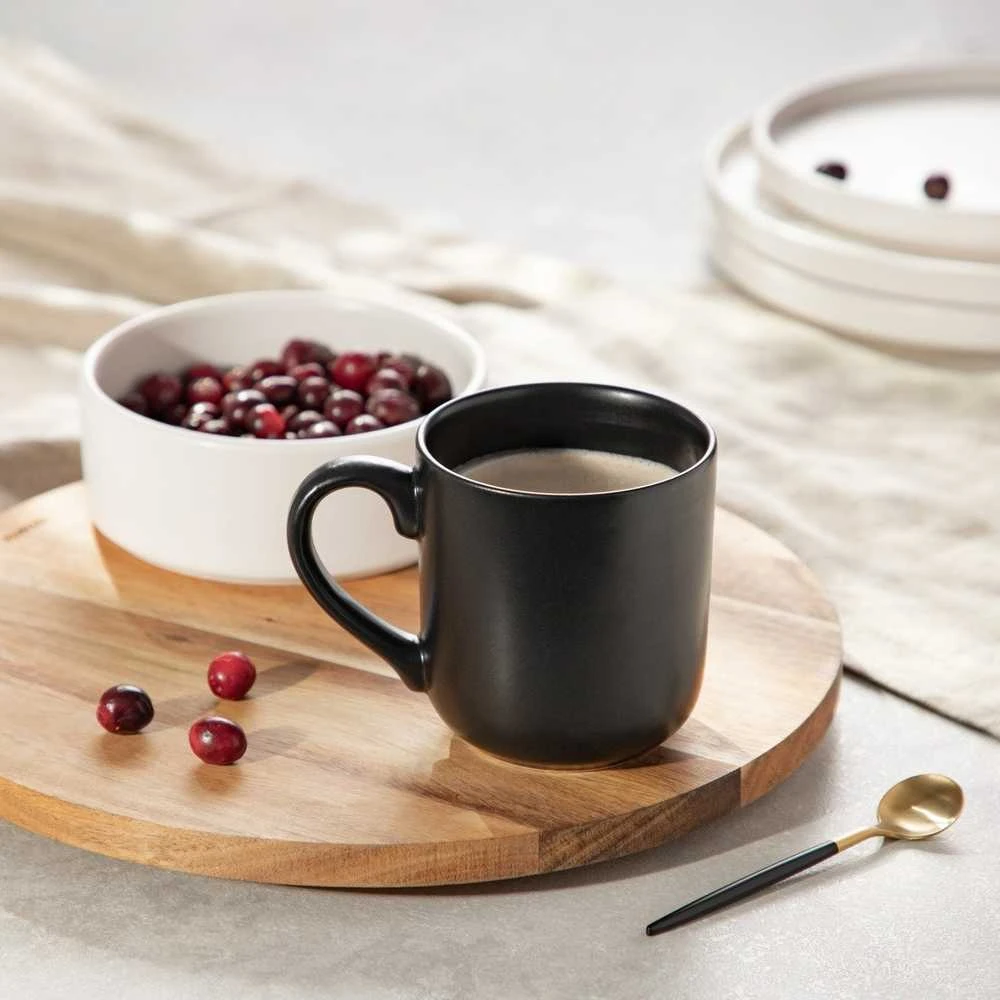 Mug Homla FAMELIO Juodas, 400 ml
