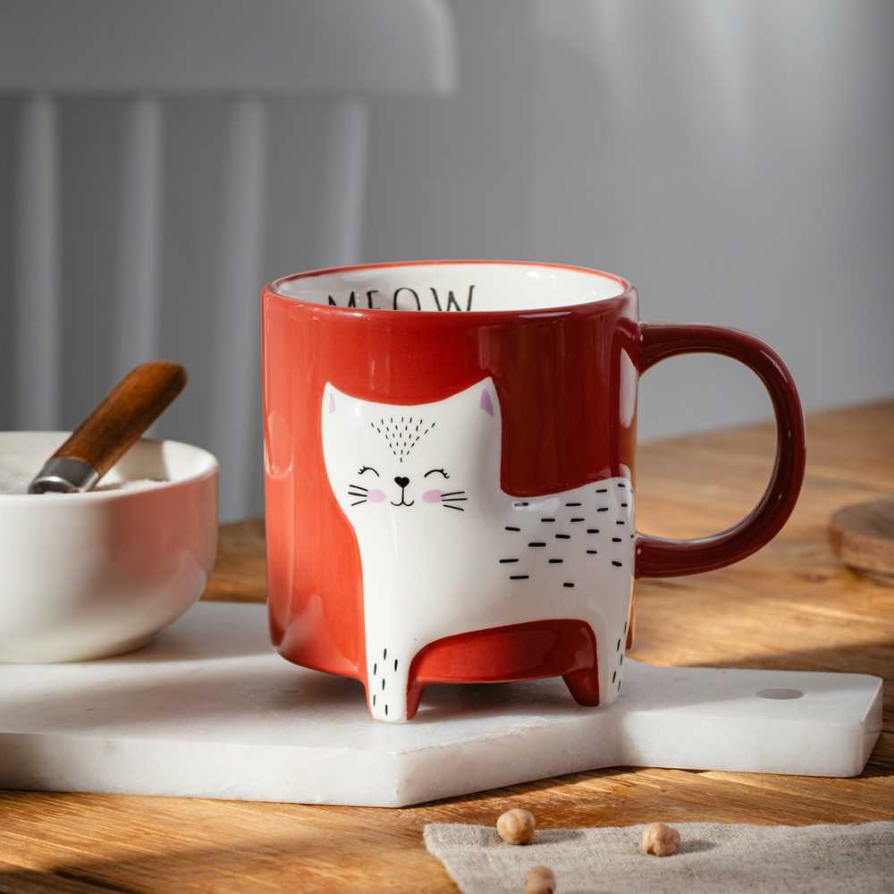 Homla TEHEN Cat Mug, 450 ml