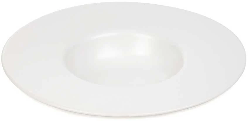 Plate Homla FAMELIO Baltas for pasta, 28 cm