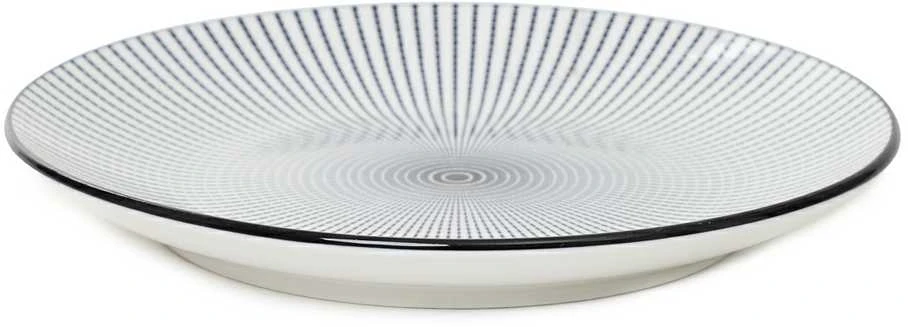 Dessert plate Homla NAVIA Juodas, 19 cm