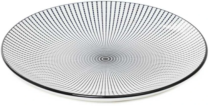 Dessert plate Homla NAVIA Juodas, 19 cm