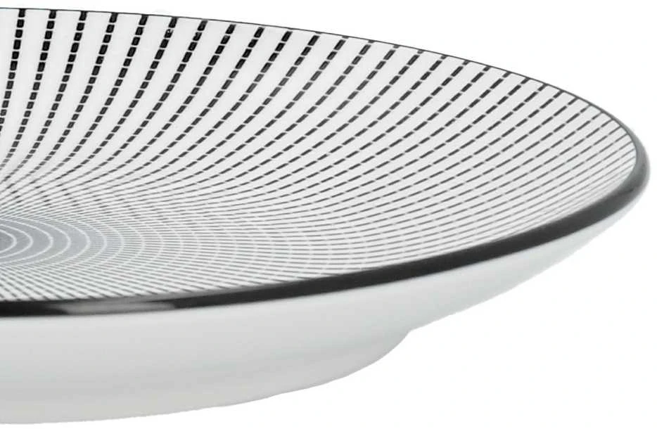 Dessert plate Homla NAVIA Juodas, 19 cm