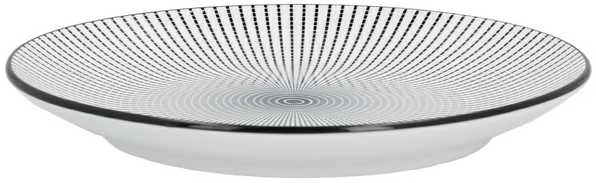 Dessert plate Homla NAVIA Juodas, 19 cm