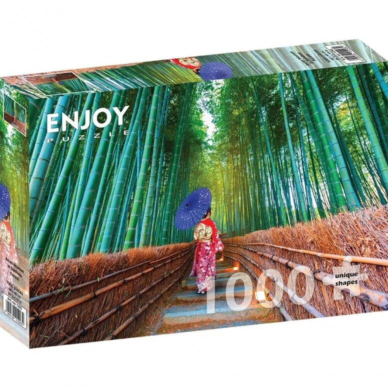 Dėlionė ENJOY Azijos moteris bambukų miške 1000 vnt.