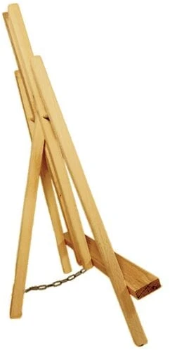 Mažas medinis molbertas tapybai, 50 cm
