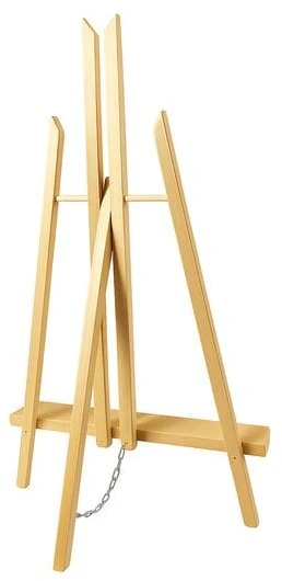 Mažas medinis molbertas tapybai, 50 cm