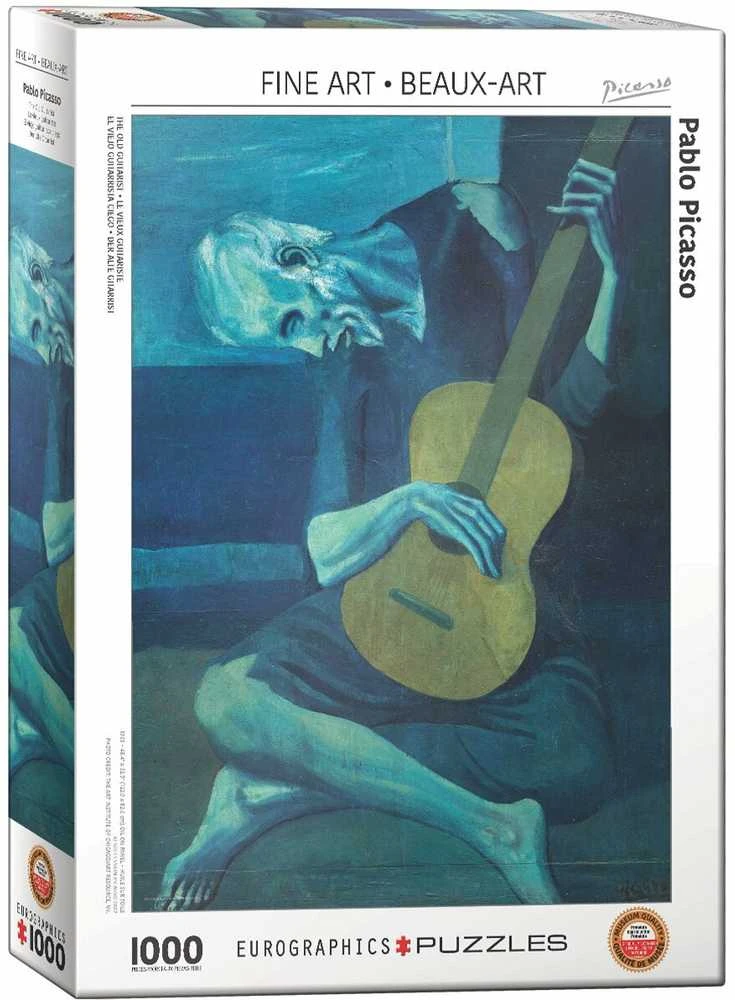 Dėlionė Eurographics Pablo Picasso - Senasis gitaristas 1000 vnt.
