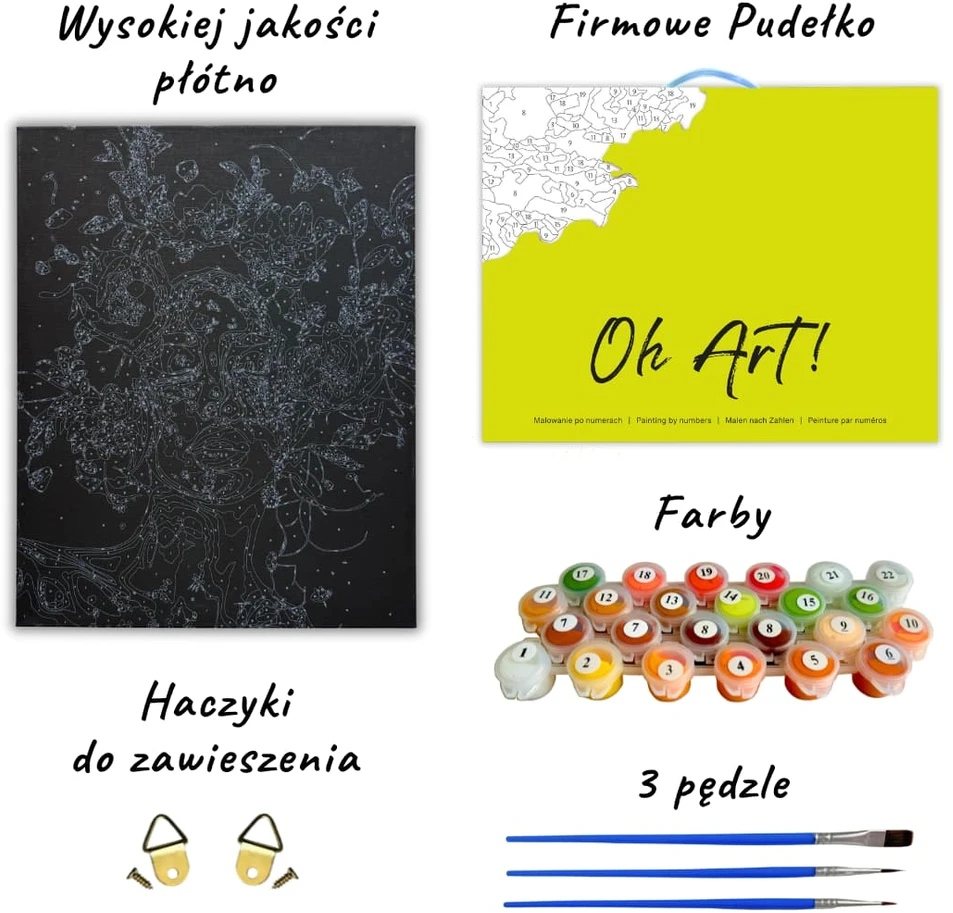 Spalvingas sapnų gaudyklė 40*50 (su auksiniais dažais ir juoda drobe)