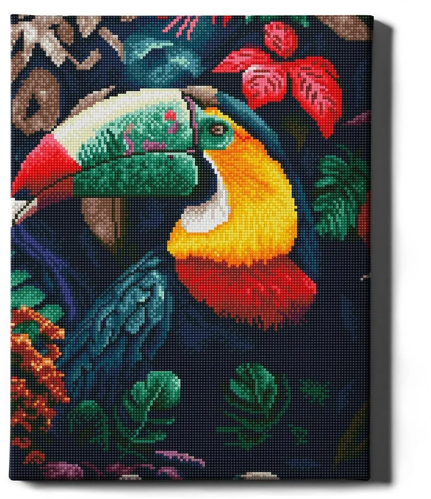Deimantinė mozaika Toucan 40x50 cm