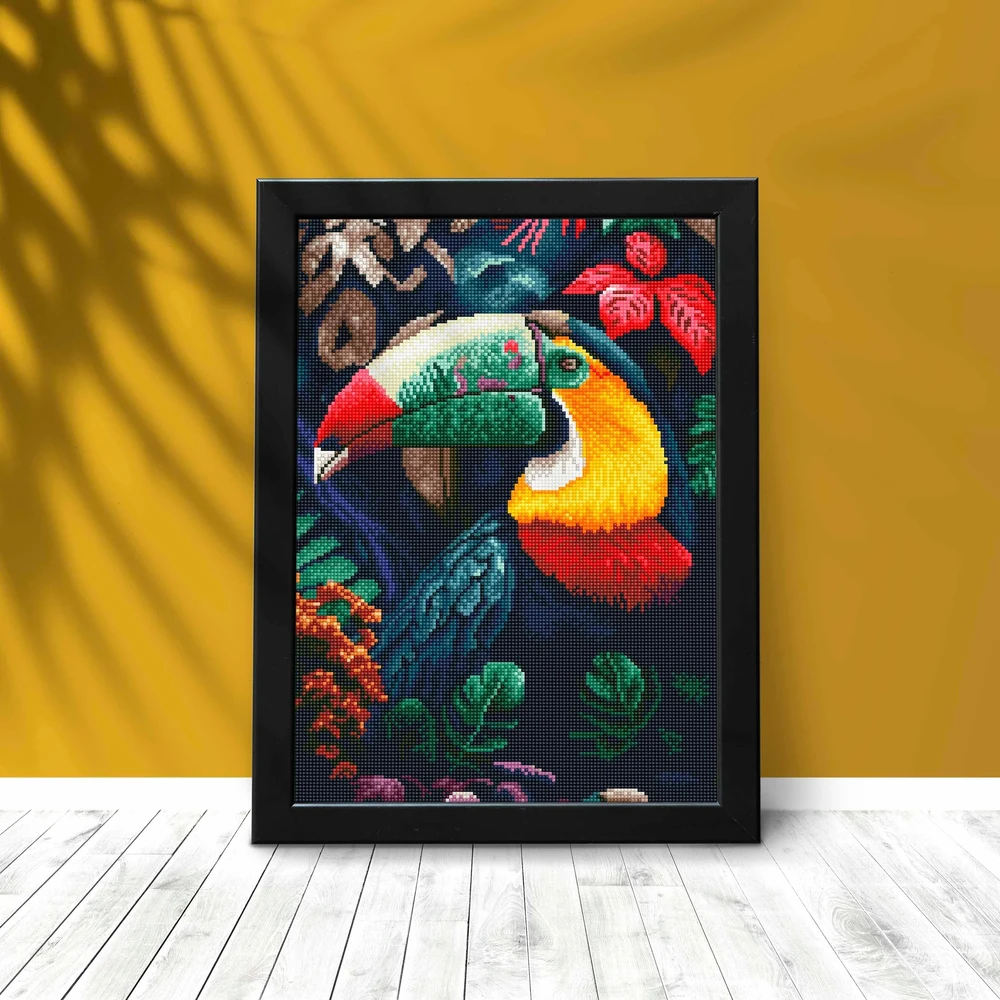 Deimantinė mozaika Toucan 40x50 cm