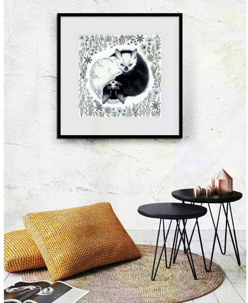 Riolis Kryželiu siuvinėjimo rinkinys Yin ir Yang 30x30 SR2150
