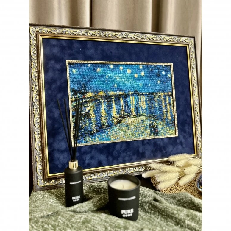 Starry Night Over the Rhone - Van Gogh siuvinėjimo rinkinys iš RIOLIS Nr.: 1884