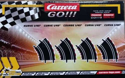 Trasos komponentas - Carrera Go kreivė (Carrera, 1:43 mastelis, kreiva trasa)