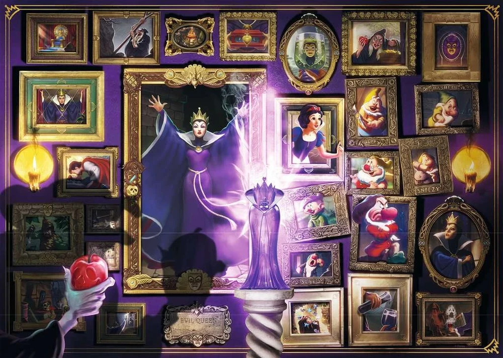 Ravensburger Dėlionė 1000 vnt. - Disney: Piktadariai - Blogio Karalienė