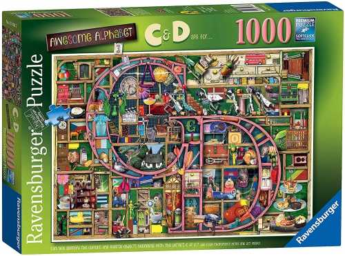 Ravensburger dėlionė „Colin Thompson. Nuostabioji abėcėlė C ir D“, 1000 det.
