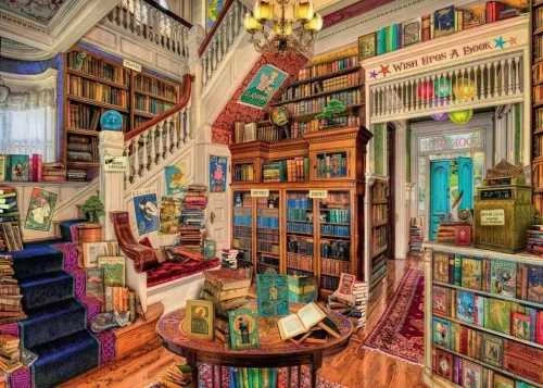 Dėlionė Ravensburger Fantasy knygynas