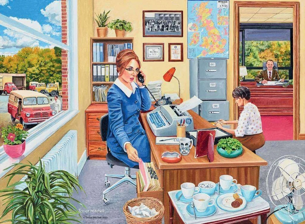 Ravensburger Dėlionė 4x500 vnt. - Darbo diena