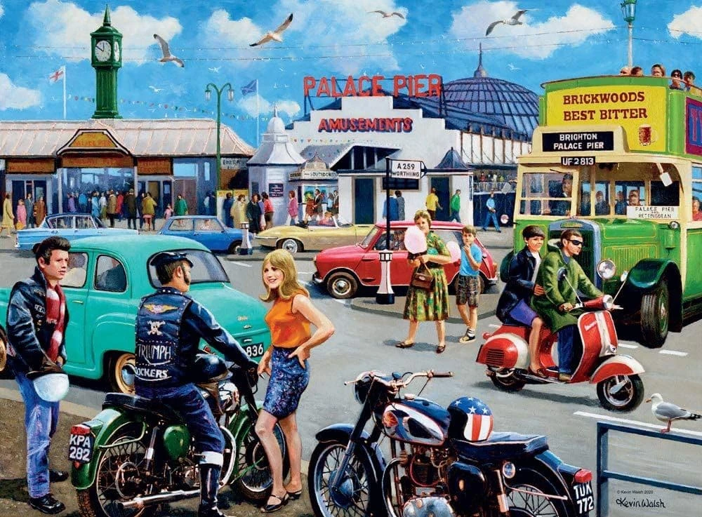 Ravensburger Dėlionė 4x500 vnt. - Laimingos dienos