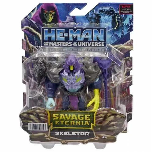 Žaislai - He-Man And The Masters Of The Universe Savage Eternia Skeletor (Mattel, veiksmo figūra, pozicionuojama, kolekcinė)