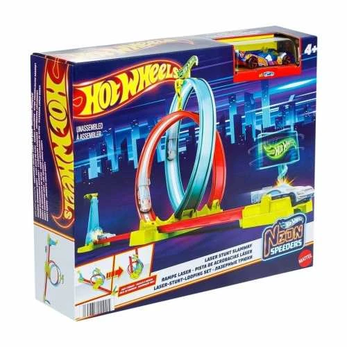 Hot Wheels WYRZUTNIA NEON SPEEDERS MATTEL