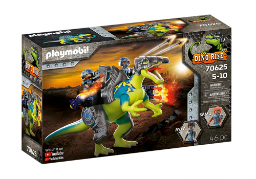 PLAYMOBIL - Dino Rise - Spinozauras ir kovotojai - 46 vnt - Vaikai nuo 5 metų