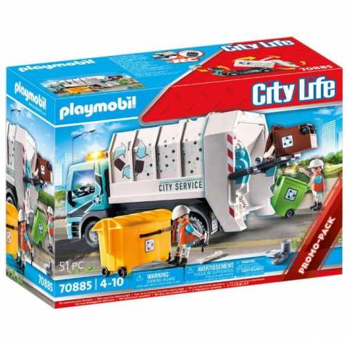 70885 Playmobil, šiukšliavėžis