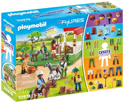 Žaidimų rinkinys Playmobil 70978 Mano figūrėlės: Arklių ranča
