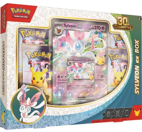 Kolekcinis Kortų Žaidimas - The Pokémon Company 30th Celebration Sylveon ex Box