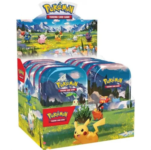Kolekcinis kortų žaidimas - The Pokémon Company Mega Evolution Ascended Heroes 10 kortelių mini skardinių dėžučių rinkinys