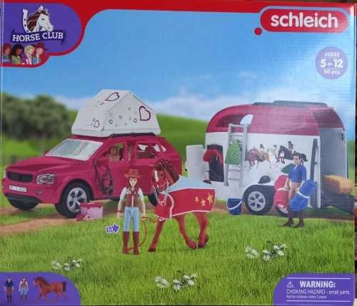 Schleich Horse Club 42535 Horse Adventure w. Automobilis ir priekaba